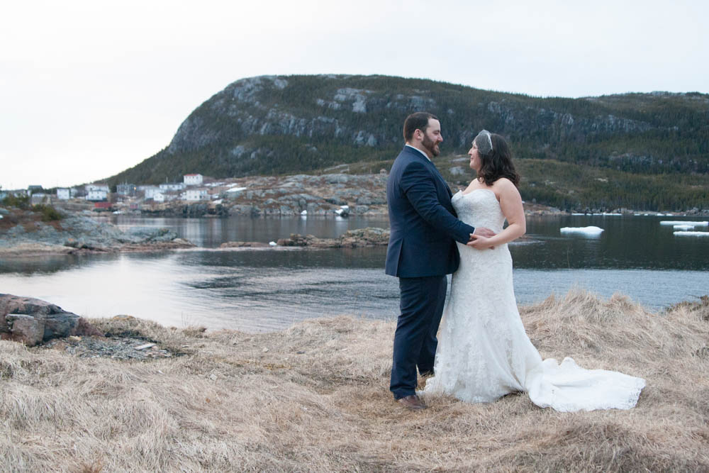 bride and groom in Salveg