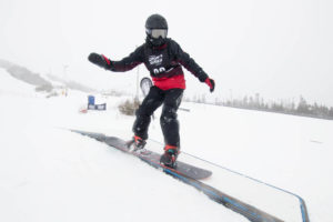White Hills snowboarder