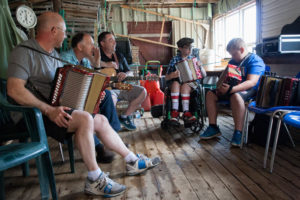 musicians at accordion festival